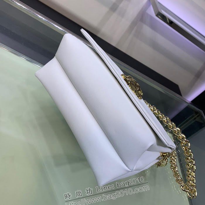 VERSACE女包 範思哲專櫃新款斜挎包 美杜莎頭像 平紋牛皮 女款鏈條挎包 320555  bfd1009